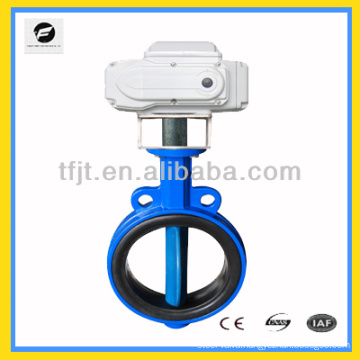 CTB-025 AC220V DN100 butterfly cast iron electric motor valve